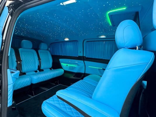 V Class Business Edition Blue interior