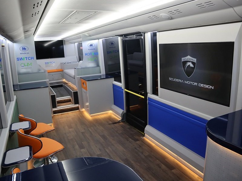 Electric Bus Mobile Office